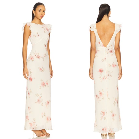 Stone Cold Fox x REVOLVE Miley Maxi Dress in Garden Floral Size Small - Picture 3 of 10